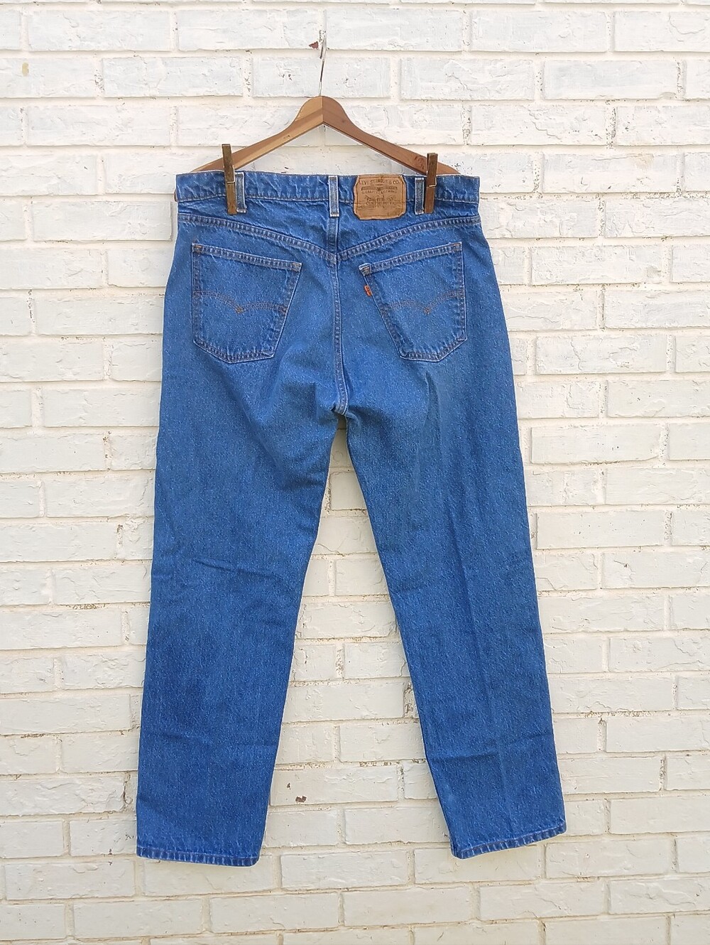 Vintage Levi's 205050217 Straight Leg Orange Tab Jeans USA